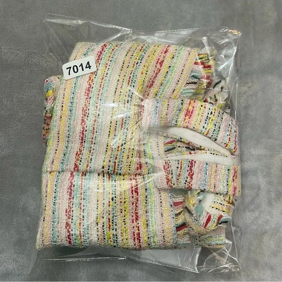 NBD Shawna Tweed Crop Top & Blair Mini Skirt Set in Pastel 27014 - Picture 12 of 12